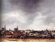 POEL, Egbert van der View of Delft after the Explosion of 1654 af Sweden oil painting reproduction